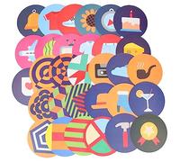 BESPORTBLE 2 Sets Sensory Learning Cards for Boy Girl Cartoon Speech Therapy Visual Stimulation Activity Cards for Development