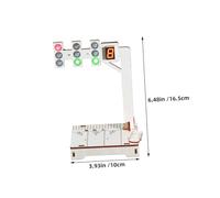BESPORTBLE 2 Sets Stem Traffic Light Building Kit for Teens DIY Wooden Stop Light Model with Easy Digital Programming Interactive Science Experiment for Family Learning and Stem Education
