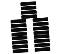 BESPORTBLE 20 Pcs Dog Fence Freestanding Gate Groove Fence Reinforcement Fittings Fence Reinforcement Groove Pet Gate Support Fee Safety Child Gate Grooves Dog Gate Groove Black Plastic