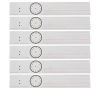 BESPORTBLE 20 Pcs Reusable Sentence Strips Dry Erase Word Cards White Letter Learning Strips for Early Education Classroom Supplies