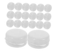 BESPORTBLE 20 Pcs Safe Rattle Inserts Flat Plastic Noise Maker Balls for DIY Repair Bell Sound Hand Bell Rattle Accessories for Shaking