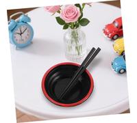 BESPORTBLE 20 Sets Miniature Japanese Dollhouse Kitchen Accessories Realistic Ramen Bowls with Mini Chopsticks and Tiny Plates Plastic Tableware for Pretend Play Cooking