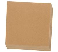 BESPORTBLE 200 Sheets Brown Square Double-Sided Silicone Oil-Absorbing Paper Thickened Non-Stick Parchment Paper Squares for Baking Frying Grilling Meat Oven Liner Heat Resistant