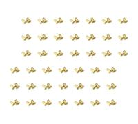 BESPORTBLE 2000pcs Brass Hive Frame Wiring Tool with Smooth Surface and Wire Protection Easy Installation and Corrosion Resistance for Beekeeping Box Frames