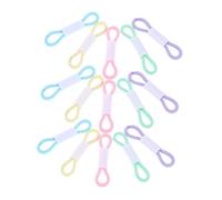 BESPORTBLE 200pcs Baby Chick Leg Bands: Pastel Color Splay Hobble Brace Adjustable Elastic Poultry Tag Ring For Newborn Chick Bird Quails Ducks