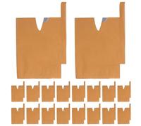 BESPORTBLE 200pcs Fruit Protector Bags Paper Double Layer Winter Frost-proof Cover for Fruit Trees and Vegetables, Garden Orchard