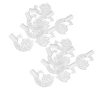 BESPORTBLE 200pcs Small Moon Castle Lampshades for 5mm LED String Lights, Plastic Decorative Covers for Indoor Outdoor Romantic Nursery Lighting