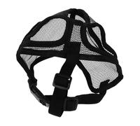 BESPORTBLE 20kg French Bulldog Muzzle Short Snout Dog Breathable Mesh Adjustable Protective Bite Cover for Sized Dogs Chewing Training