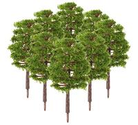 BESPORTBLE 20Pcs 9CM Model Trees for Model Railway Scenery - OO Gauge Trees & Bushes, DIY Landscape Architectural, Train Set Terrain Building for Adults, Hobbyists, Collectors