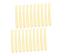 BESPORTBLE 20pcs Artificial Faux French Fries Model Food Simulation Lifelike Fake French Fries Decoration Photography Prop for Home Party Table Display