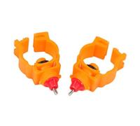 BESPORTBLE 20pcs Automatic Chicken Water Feeder Nipples with Spring Clip, Poultry Drinker Waterer for Farm Coop Use, Colored Twist Style Poultry Water Feeder