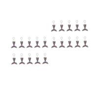 BESPORTBLE 20pcs Beautiful Mermaid Tail Keychains Sequin Key Ornaments for Decorative Objects Personal Gifts