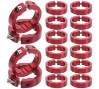 BESPORTBLE 20pcs Bicycle Grips Clamp Ring: Mountain Bike Handlebar Clamping Ring Kit - Non-Slip Handle for Bicycle Hand Grips