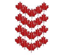 BESPORTBLE 20pcs Canadian Maple Leaf Lapel Pins Sturdy Alloy Enamel Brooches with Glossy Finish Small Canada Souvenir Pins for Women Men Thanksgiving Badge for Sweaters Dresses Shawls