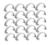 BESPORTBLE 20pcs Chicken Cage Door Hook Stainless Steel Cage Door Feeder Hanger Compact for Chicken Rabbit Pigeon