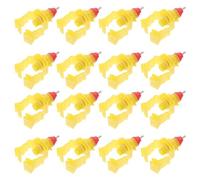 BESPORTBLE 20pcs Chicken Waterer Automatic Drinker for Poultry Durable Spring Clip Style Water Feeder for Hens Ducks and Quails Convenient and Practical for Random Color