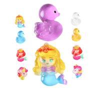 BESPORTBLE 20pcs Colorful Duckling Miniature Duck Charms for Party Favors Bulk Tiny Ducks Cute Mermaid Craft Supplies Micro Fairy Garden Girls Embellishments
