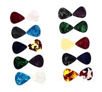 BESPORTBLE 20Pcs Electric Guitar Picks Xylonite Assorted Thickness for Finger Protection Strumming Guitar Accessories for Musicians