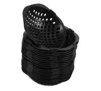 BESPORTBLE 20pcs Flower Pot Mat Plastic Bonsai Pot Mesh Hole Screen Round Drainage Grid Mat for Planters and Gardening Projects