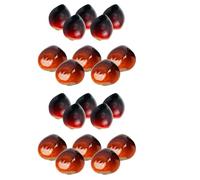 BESPORTBLE 20pcs Foam Chestnut Decorations, Lifelike Fake Chestnuts for Photography Props and Model Landscape, Creative Safe Design with Fine Workmanship for Desk and Home Decor Style