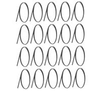 BESPORTBLE 20Pcs Guitar Binding Strips Black Abs Purfling Edge Trim Decorative Protective Strip for Classical Guitar Ukulele Easy to Cut and Install Scratch Prevention and Design