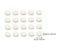 BESPORTBLE 20pcs Guitar Fretboard Dot Markers for Ukulele Bass Mandolin Banjo Durable Shell Inlay Instrument Parts Easy to Install and Remove Guitar Accessories