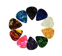 BESPORTBLE 20pcs Guitar Plectrum Set 0.71mm Celluloid Thin Picks Lightweight for Acoustic Guitar Ukulele Electric Bass Mixed Colour