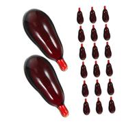 BESPORTBLE 20pcs Halloween Artificial Blood Pills Black Red Capsules for Mouth Prank Cosplay Makeup Portable Scary Fake Blood Capsules Safe Skin Friendly Party Props