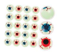 BESPORTBLE 20pcs Halloween Fake Eyeballs Glow in Dark Scary Red Vein Eye Balls Horror Party Favors Prank Props for Trick Treat and Spooky Decorations