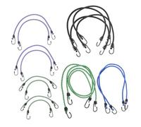 BESPORTBLE 20pcs Heavy Duty Bungee Cords Hooks Elastic Tie Down Straps for Cargo Camping and Outdoor Use Assorted Sizes Random Color