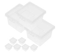 BESPORTBLE 20pcs Insect Observation Box Hermit Crab Gecko Tank Aquarium Chiller Rabbit Guinea Pig Accessories Clear Reptile Terrarium Guinea Pig Cage Reptile Hatching Container Plastic