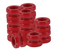 BESPORTBLE 20pcs Metal Guitar String Ball End Beads for Electric Bass and Folk Guitar Precision Tail Components with Smooth Finish Red Color String Upgrade Accessories