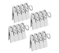 BESPORTBLE 20pcs Metal Lapel Microphone Clip Holders Adjustable Secure Tie Clip for Podcasting Public Speaking Use