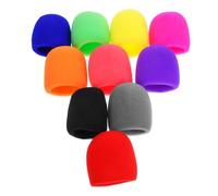 BESPORTBLE 20pcs Microphone Cover Mic Windshield Wind Screen for Mics Covers for Ktv Home Studio Sponge Protective