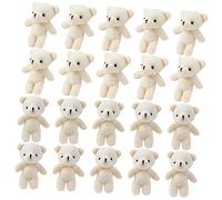 BESPORTBLE 20pcs Mini Bear Pendants Adorable Wear-Resistant Tiny Bears for DIY Projects Luggage Tags Keychains Cute Decor for Adults