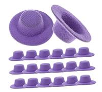 BESPORTBLE 20pcs Mini Jazz Hat for Dollhouse Dress Up Accessories for Parties and DIY Crafts Lightweight and Easy to Carry for Creative Play and Decoration
