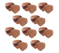 BESPORTBLE 20pcs Mini Powder Puff Triangle Makeup Applicator Pad Velour Cosmetic Sponge for Loose Powder Travel-friendly Face Application