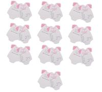 BESPORTBLE 20pcs Monthly Paper Cards Newborn Party Supplies Advice Cards New Mommy Daddy Cards Gender Prediction Props Cards Shower Supplies New Mommy Cards Pink