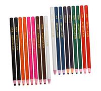 BESPORTBLE 20Pcs Peel-off Grease Crayons Multi-color Portable Wax Marker Pencils with Strong Adhesion Hand Tear Core for Sewing Crafting and Home Decor Projects