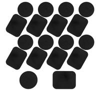 BESPORTBLE 20pcs Phone Magnet Stickers Metal Plates Iron Material Smooth Surface Horizontal Or Vertical Holding for General Purpose Mounting and Vent Support Matte Black
