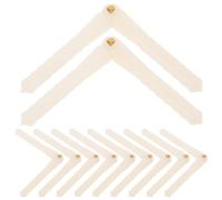 BESPORTBLE 20pcs Rc Airplane Pin Hinges, Plastic Needle Hinge Replacement for Model Aircraft and Model Plane, Lightweight Quick Repair Parts for Indoor and Outdoor Flying