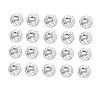BESPORTBLE 20pcs Reflective Mirror Balls Disco Decorations for Cakes Parties Festivals for Hanging Photo Backdrops Themed Events Add Sparkle to Any Space