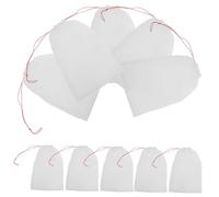 BESPORTBLE 20pcs Reusable Fruit Protection Bags with Drawstring Breathable Nylon Mesh Netting for Fruit Trees Bird and Insect Barrier Covers Multipurpose Garden Plant Guard