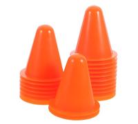 BESPORTBLE 20pcs Roller Skating Training Cones Bright Plastic Agility Markers Small Road Blocks for Indoor Outdoor Sports Practice