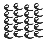BESPORTBLE 20pcs Silicone Earphone Hooks with 10mm Hole Anti-lost Protective Earbud Wings for Secure Grip during Gym Sessions and Sports Activities