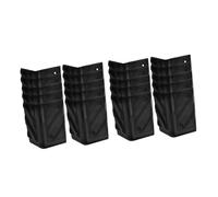 BESPORTBLE 20pcs Speaker Cabinet Corner Guards Plastic Sturdy Protection Easy Installation Right Angle Edge Guard for Stage Amplifier Live Sound Equipment