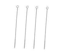 BESPORTBLE 20PCS Stainless Steel Straw Brush with Strong Flexible Nylon Bristles Milk Bottle Cleaning Tool for Straws Tubes and Narrow Neck Bottles Reusable and Scratch