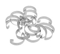 BESPORTBLE 20pcs Steel Cage Clips for Chicken Coop Doors Hooks for Easy Locking of Pigeon and Chicken Cages Effortless Door Strong and Design