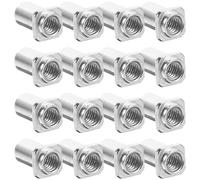 BESPORTBLE 20pcs Tom Lug Swivel Nut for Snare Drum Replacement Drum Swivel Nuts Spare Part and Part