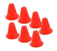 BESPORTBLE 20Pcs Training Marker Cones Stackable Plastic Road Blocks for Roller Skating Cycling Football Drills Outdoor Use for Agility and Obstacle Courses